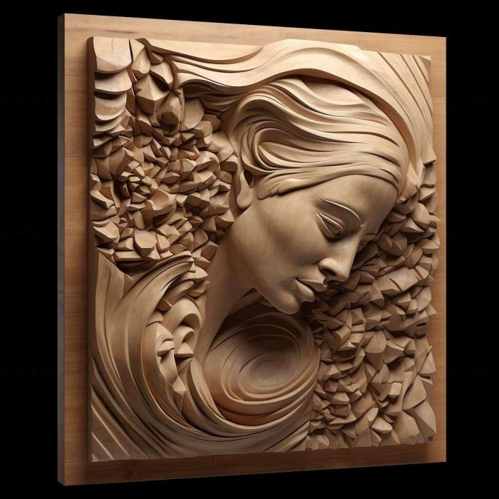 نموذج ثلاثي الأبعاد لآلة CNC 3D Art 